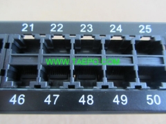 50 puertos de panel de conexión UTP CAT3
