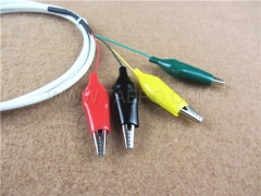 cable de prueba de 4 polos con enchufe a prueba de pinza para bloquear la desconexión de MDF
