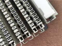 50 pares de terminales de conexión Krone LSA + con clip de etiqueta