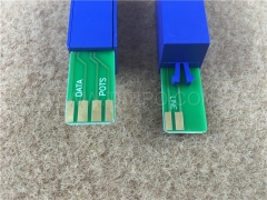 Teléfono MDF ADSL Splitter 2+ sobre macetas para 72 puertos Bloque de divisor