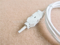 2 polos cable de prueba de cable de conexión de enchufe de prueba LSA
