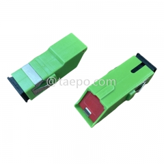 Adaptadores de fibra óptica SC / APC monomodo con obturador