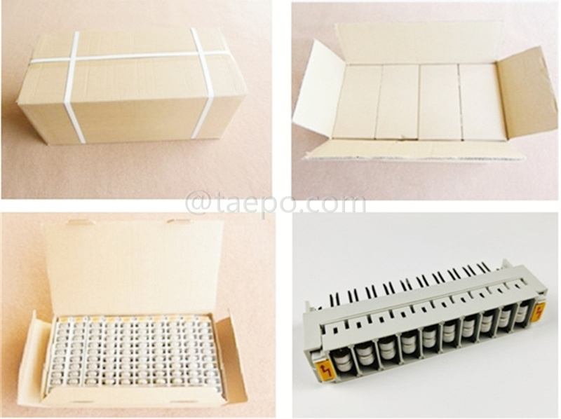 Imágenes de embalaje para revista de protección contra sobretensiones de 3 polos y 10 pares