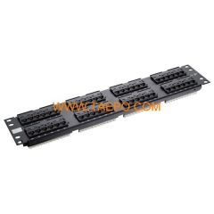 48 puertos RJ45 CAT5E panel de conexiones