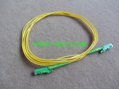 monomodo simplex E2000 3 mm 2 mm cable de conexión de fibra óptica / APC