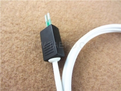 Cable de conexión HW de 2 polos con enchufe de prueba a enchufe de prueba