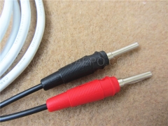 2 polos enchufe de prueba de cable de prueba de LSA LSA conector banana