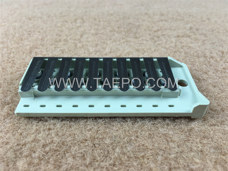 Revista de protección contra sobretensión de 5 pares para bloque de desconexión MDF 71 #TP-1401-100, con descargador GDT de 2 polos