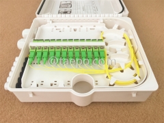 Caja de distribución de fibra óptica de 12 fibras al aire libre FTTH SC FDB