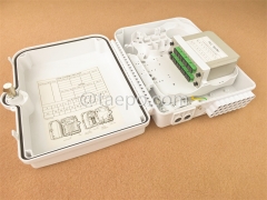 Al aire libre 16 fibras SC Splitter FISB Box con divisor de cassette PLC