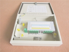 Alcicultor de acero enrollable frío al aire libre 32 fibras SC Fiber Splitter Box Ventilador para divisores de cassette PLC