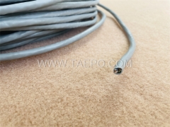 4 pares UTP CAT6 desnudo AWG23 conductor de cobre sólido de 305m de cable LAN / rollo