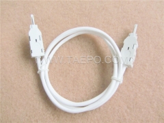 2 polos cable de prueba de cable de conexión de enchufe de prueba LSA