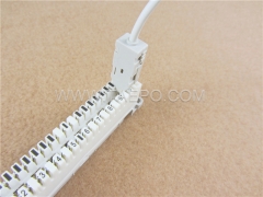2 polos cable de prueba de cable de conexión de enchufe de prueba LSA