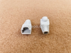 Cable Cat5e y Cat6 color gris Enchufe modular rj45 con funda