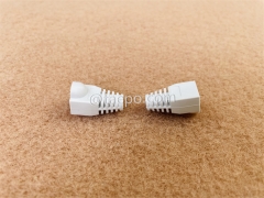 Cable Cat5e y Cat6 color gris Enchufe modular rj45 con funda