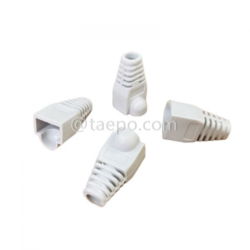 Cable Cat5e y Cat6 color gris Enchufe modular rj45 con funda