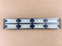 Panel de conexión de red UTP CAT6 RJ45 de 19 pulgadas, 2U, 48 puertos