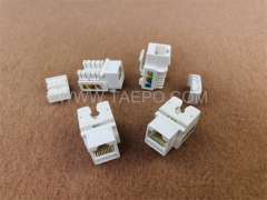 Conector Keystone RJ45 de 90 grados UTP sin blindaje CAT 6 a buen precio