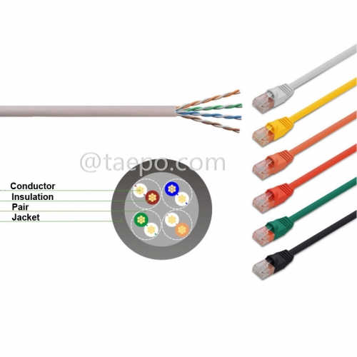 Cable de conexión de cable LAN de red CAT5E UTP RJ45