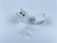 Conector Keystone de 180 grados estilo AP 8P8C sin blindaje CAT6 UTP