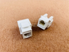 Estilo AP CAT3 6P4C RJ11 conector Keystone de red de 90 grados