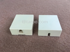 Caja de conexión de cables telefónicos CAT3 con jack 6P4C RJ11