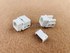 Estilo AP CAT3 6P4C RJ11 conector Keystone de red de 90 grados