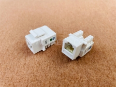 Estilo AP CAT3 6P4C RJ11 conector Keystone de red de 90 grados