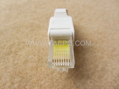 Enchufe de conectores modulares CAT5E RJ45 8P8C UTP sin herramientas