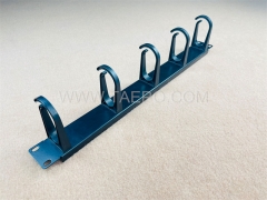 Administrador de cables de alambre en rack de servidor de metal de 5 anillos 1U
