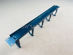 Administrador de cables de alambre en rack de servidor de metal de 5 anillos 1U