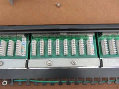 Panel de conexión de red blindado CAT6 RJ45 de 19 pulgadas, 1U, 24 puertos, con soporte