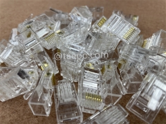 Conectores enchufables modulares de red CAT6 RJ45 8P8C UTP