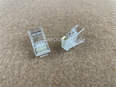 Conectores enchufables modulares de red CAT6 RJ45 8P8C UTP