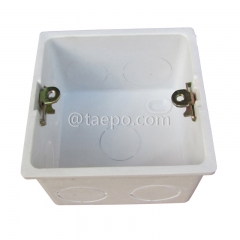 Caja empotrada en pared compatible con placa frontal 80 u 86