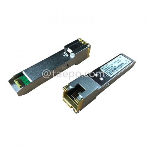 Transceptor SFP de cobre 1000BASE-T y 10/100/1000BASE-T