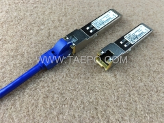 Transceptor SFP de cobre 1000BASE-T y 10/100/1000BASE-T