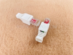 Conector modular de red CAT6 RJ45 8P8C UTP sin herramientas