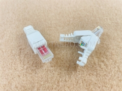 Conector modular de red CAT6 RJ45 8P8C UTP sin herramientas