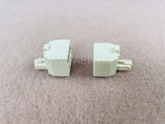 Adaptador divisor de línea telefónica con conector de pared RJ11 macho a RJ11 hembra dual 6P4C