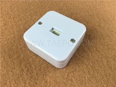 Caja de conexiones para cable telefónico con conector RJ11 de 1 puerto CAT3 6P6C del Reino Unido