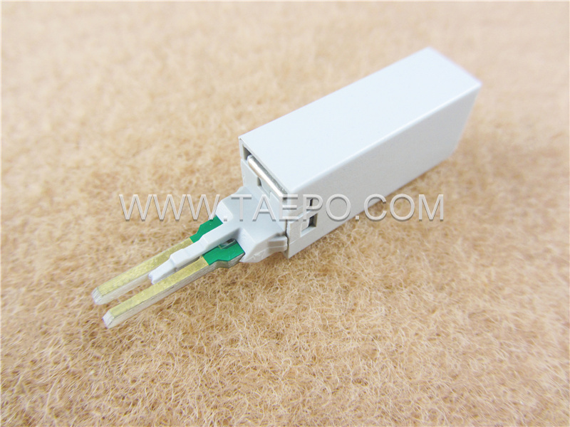 Protector MDF de 1 par para módulo LSA de perfil highband, contra protección de sobretensión