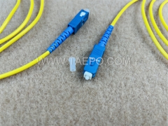 Cable de conexión de fibra óptica monomodo simplex SC UPC