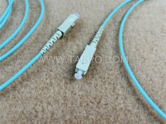 Cable de conexión de fibra óptica multimodo OM3 simplex SC UPC de 3 mm, 50/125 um