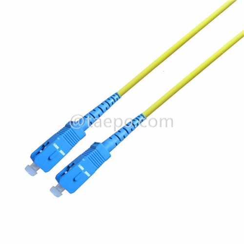 Cable de conexión de fibra óptica monomodo simplex SC UPC