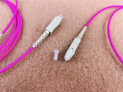 Cable de conexión de fibra óptica multimodo 50/125 um OM4 simplex SC UPC de 3 mm