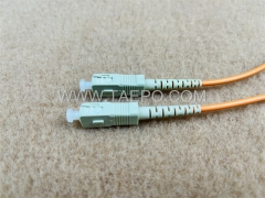 Cable de conexión de fibra óptica multimodo OM2 simplex SC UPC de 3 mm