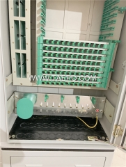 Gabinete de fibra SMC de 96 fibras tipo SC para exteriores Compatible con divisores PLC con carcasa de plástico