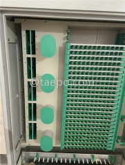 Gabinete de fibra óptica SMC para exteriores, tipo SC, 576 fibras, con 10 ranuras de plástico para carcasa